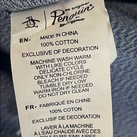 Penguin Heritage Slim Fit Button Down Size Large NWT - Picture 6 of 6